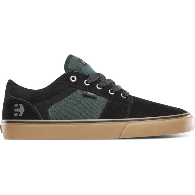 Etnies BARGE LS Skate Sko Herre , Svart/Grønn S804